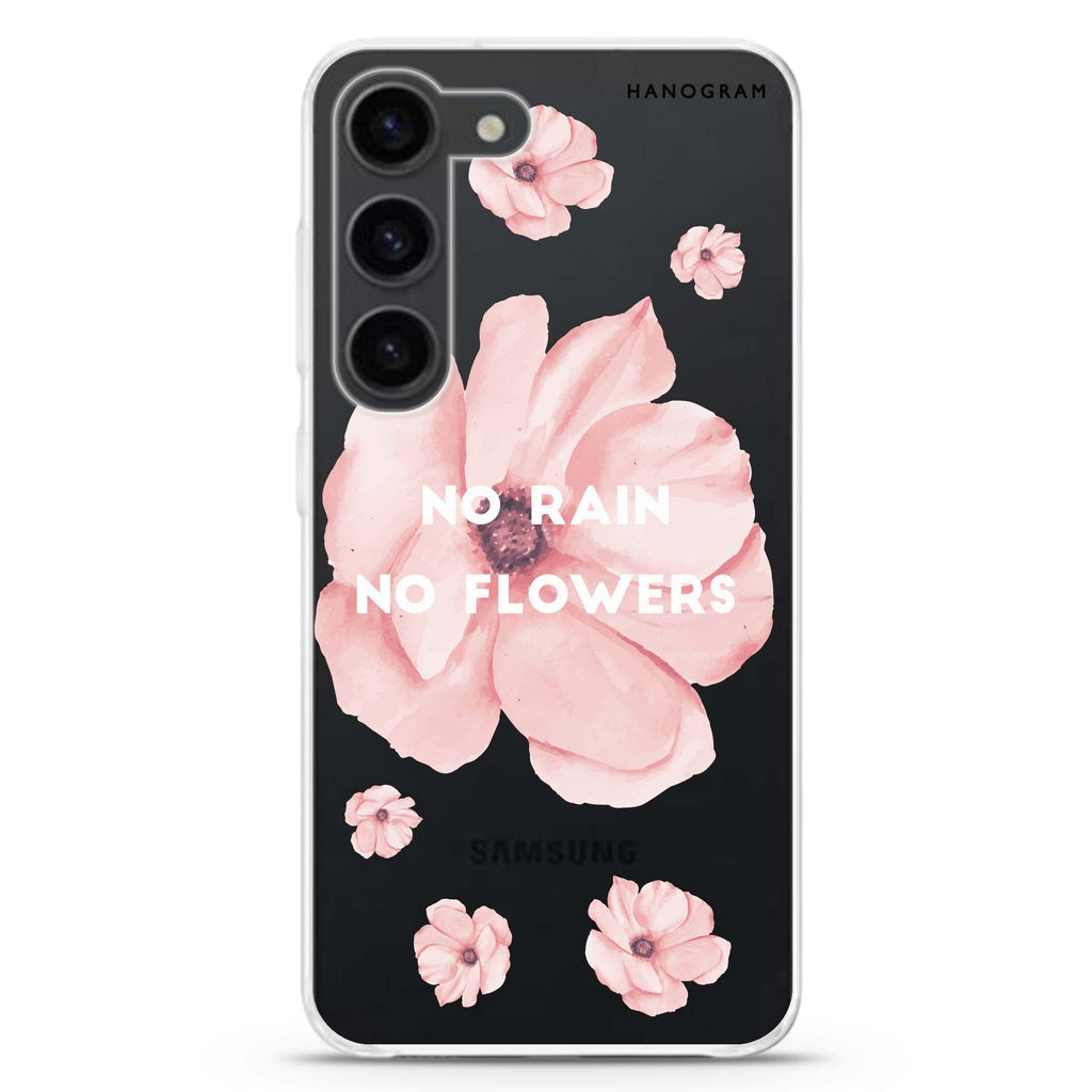 No rain No flowers Samsung Galaxy 水晶透明保護殼