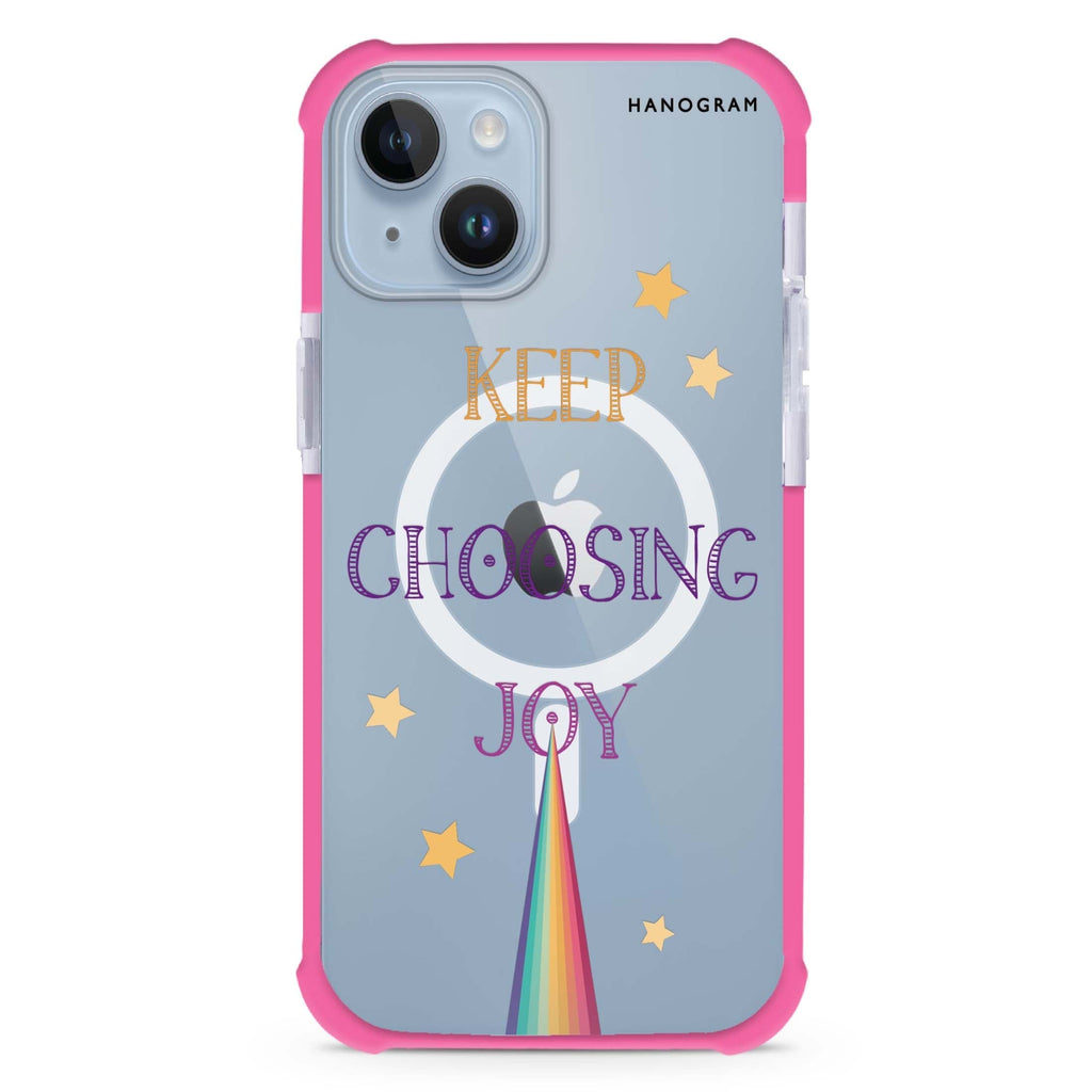 Keep choosing joy iPhone 15 Plus Magsafe 兼容超強防摔保護殼