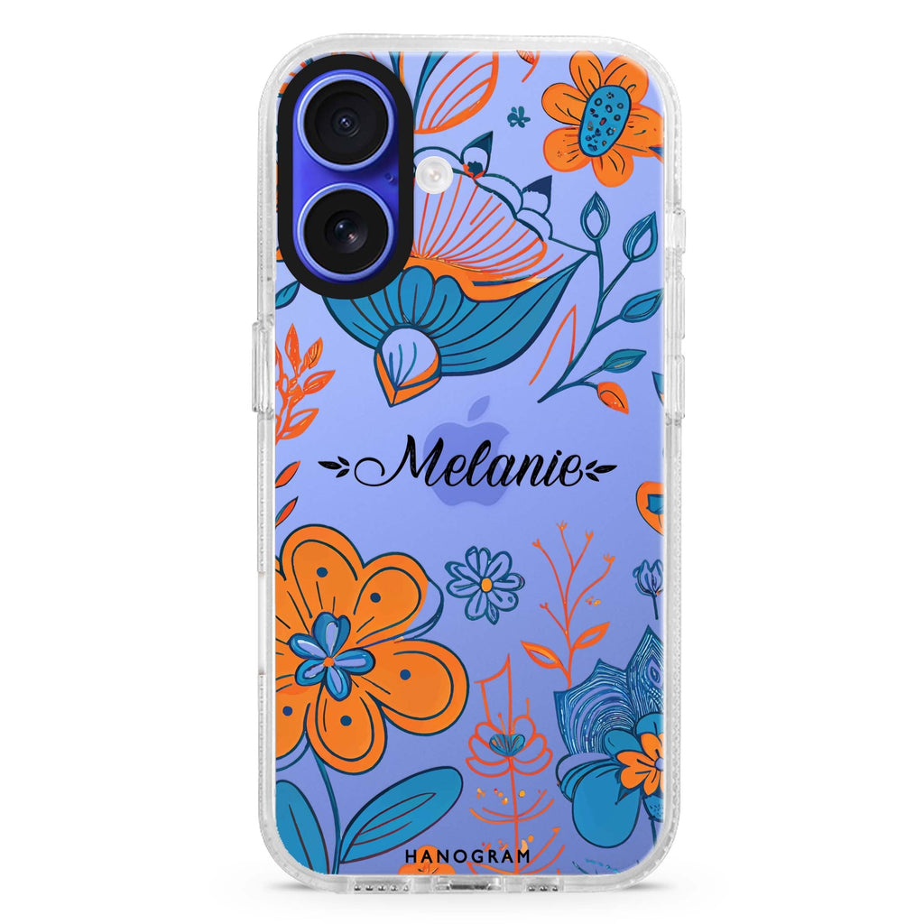 Floral Pattern 水晶透明保護殼