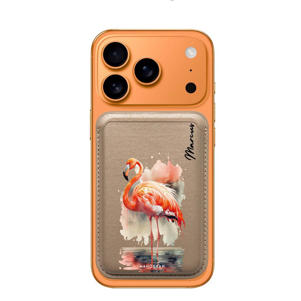 Flamingo in water Magsafe 卡套