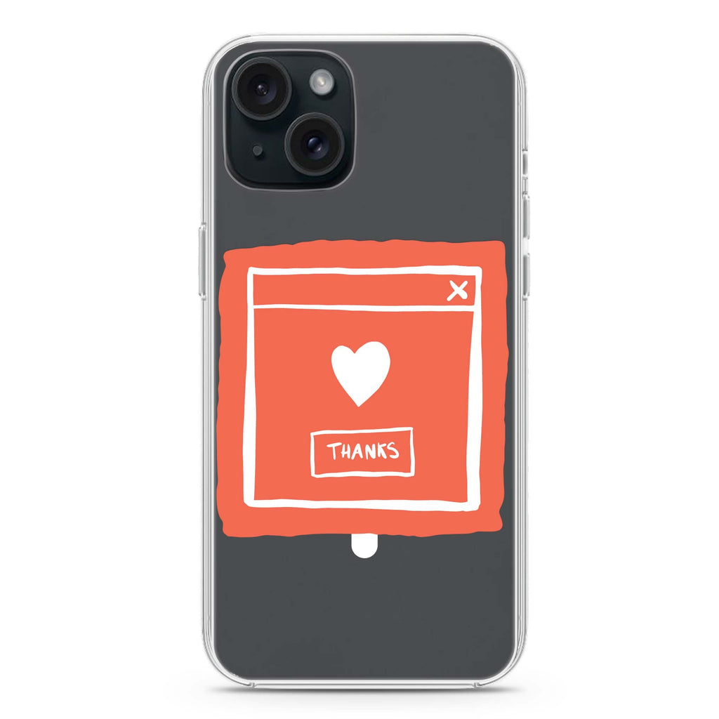 Sweet THANKS iPhone 15 Plus Magsafe 兼容水晶透明保護殼
