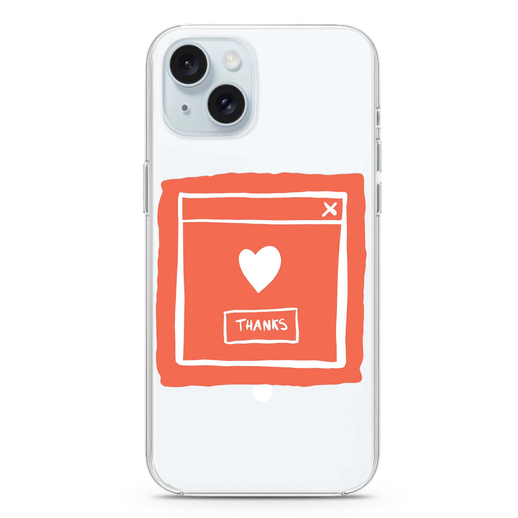 Sweet THANKS iPhone 15 Magsafe 兼容水晶透明保護殼