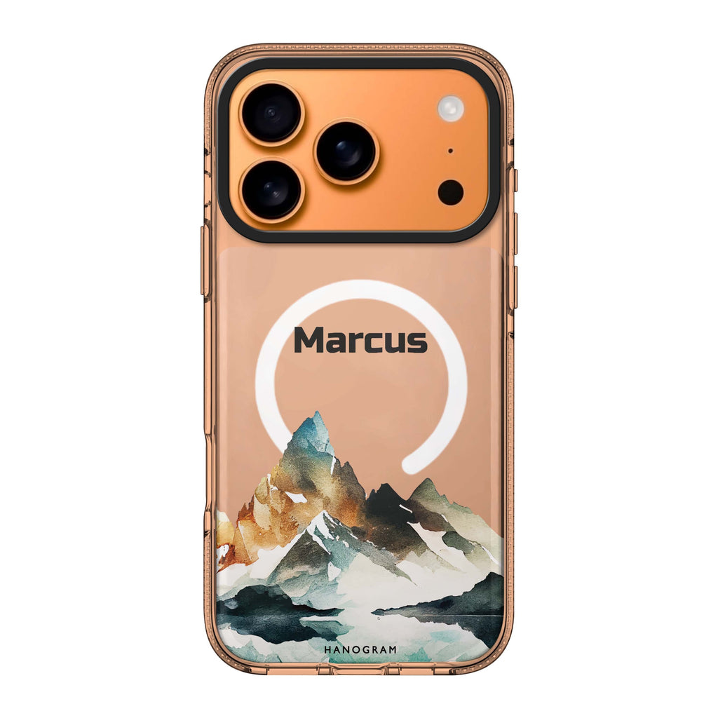 Hills iPhone 17 Pro Max MagSafe 水晶透明保護殼 自然風格設計 可自訂名字 圖1