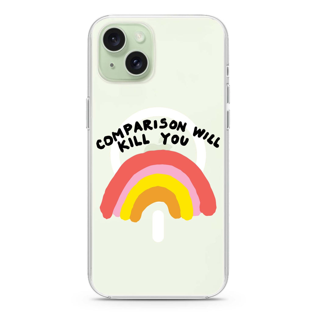 No Comparison iPhone 15 Magsafe 兼容水晶透明保護殼