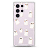 Midnight Ghosties Samsung Galaxy Ultra 透明保護殼，適用 S26/S25/S24/S23 Ultra，圖1
