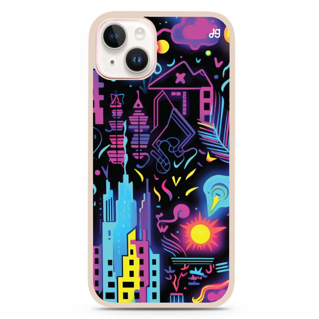 Electric Elegance iPhone 15 Plus 防衝擊保護殼
