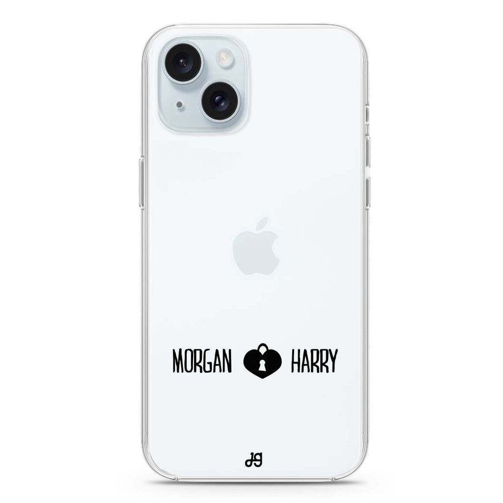 Love Lock iPhone 15 水晶透明保護殼
