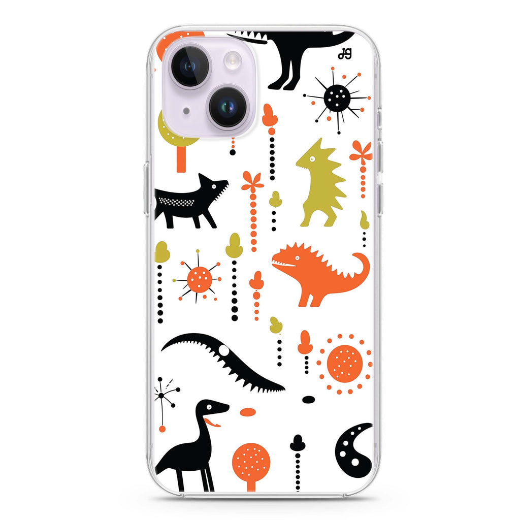 Dino Delight iPhone 14 Plus 水晶透明保護殼