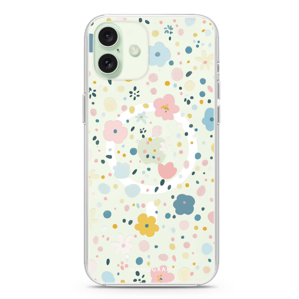 Sugar Bloom Magsafe 兼容水晶透明保護殼