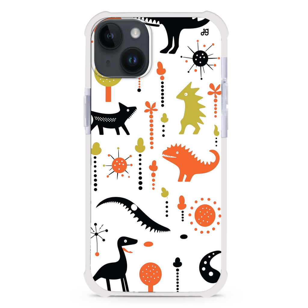 Dino Delight iPhone 15 Plus Magsafe 兼容超強防摔保護殼