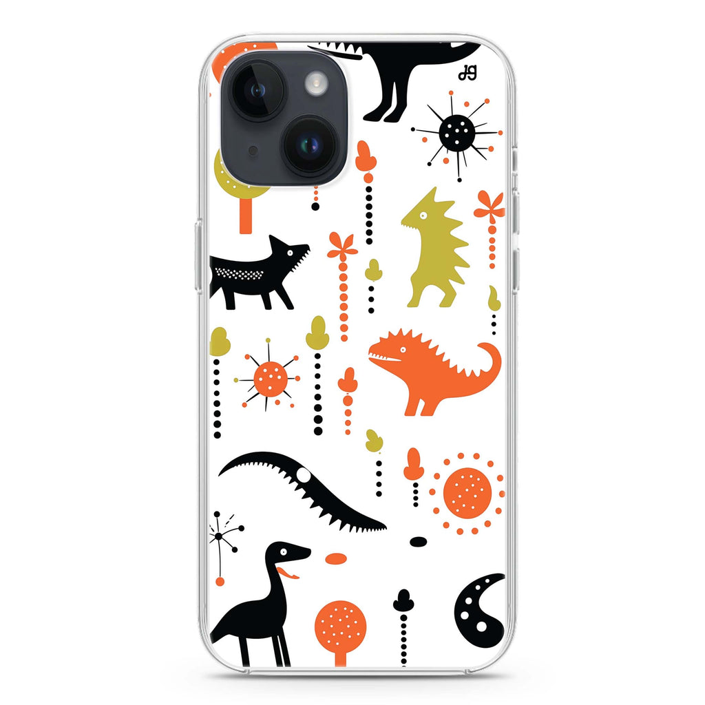 Dino Delight iPhone 14 水晶透明保護殼