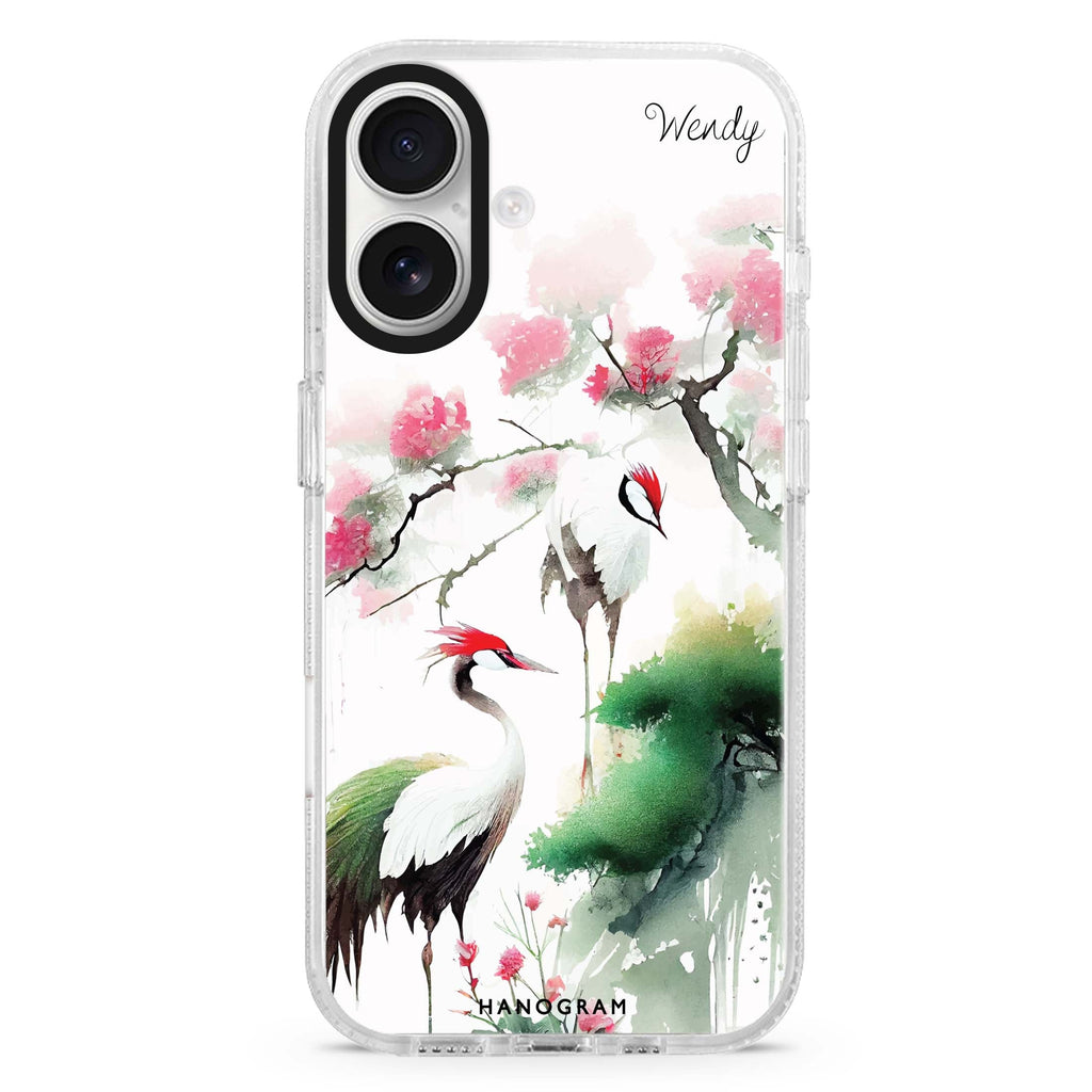 Pines & cranes 水晶透明保護殼