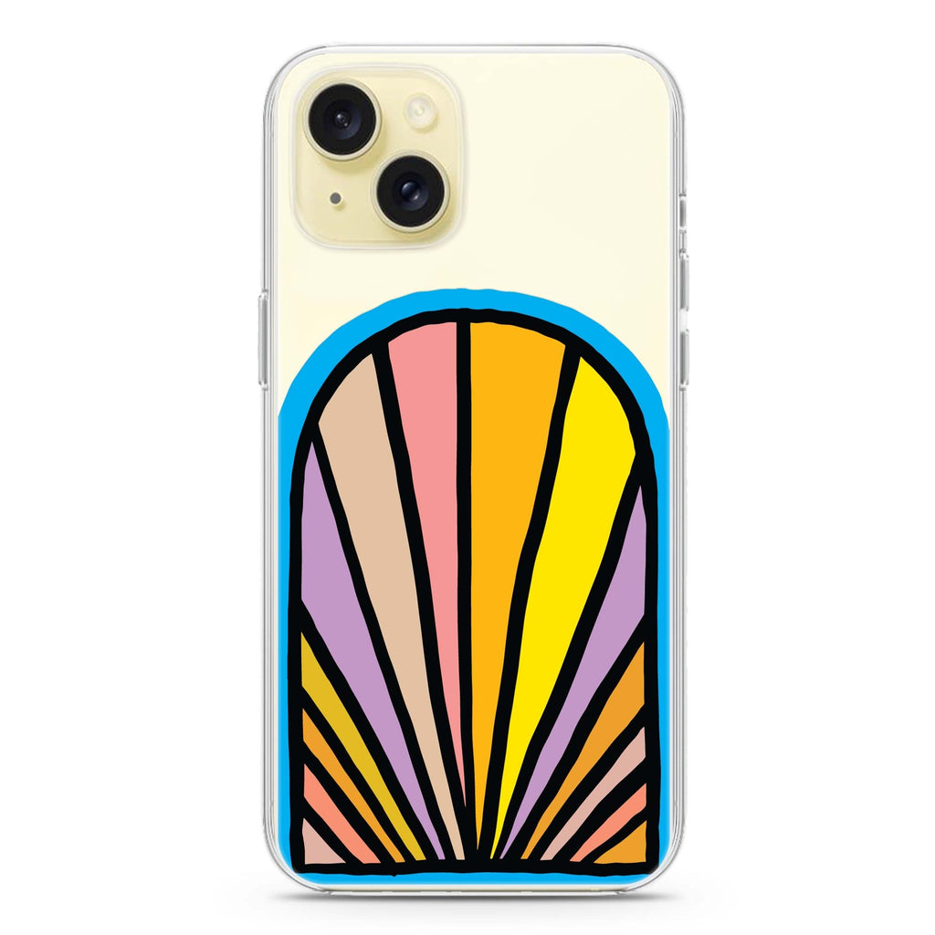 Lucky Rainbow iPhone 15 Magsafe 兼容水晶透明保護殼