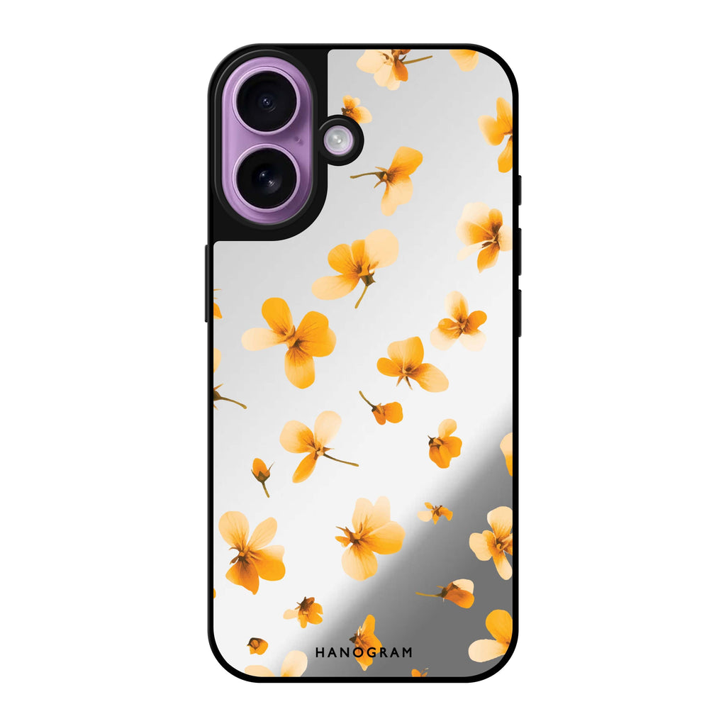 Reflective iPhone 16 Mirror Case –Golden Drift iPhone Design