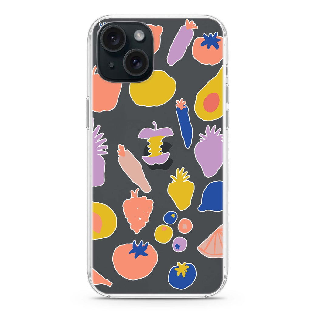 More Fruits iPhone 15 plus 水晶透明保護殼