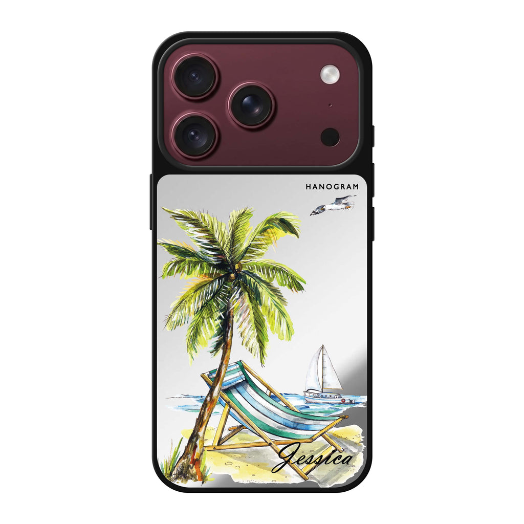 Summer on the beach 鏡面手機殼
