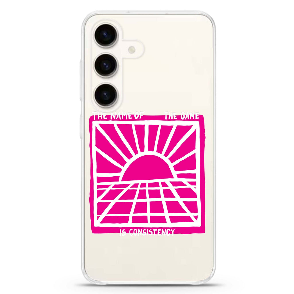 Miss Sunshine Samsung Galaxy S26/S25/S24 水晶透明保護殼正面展示