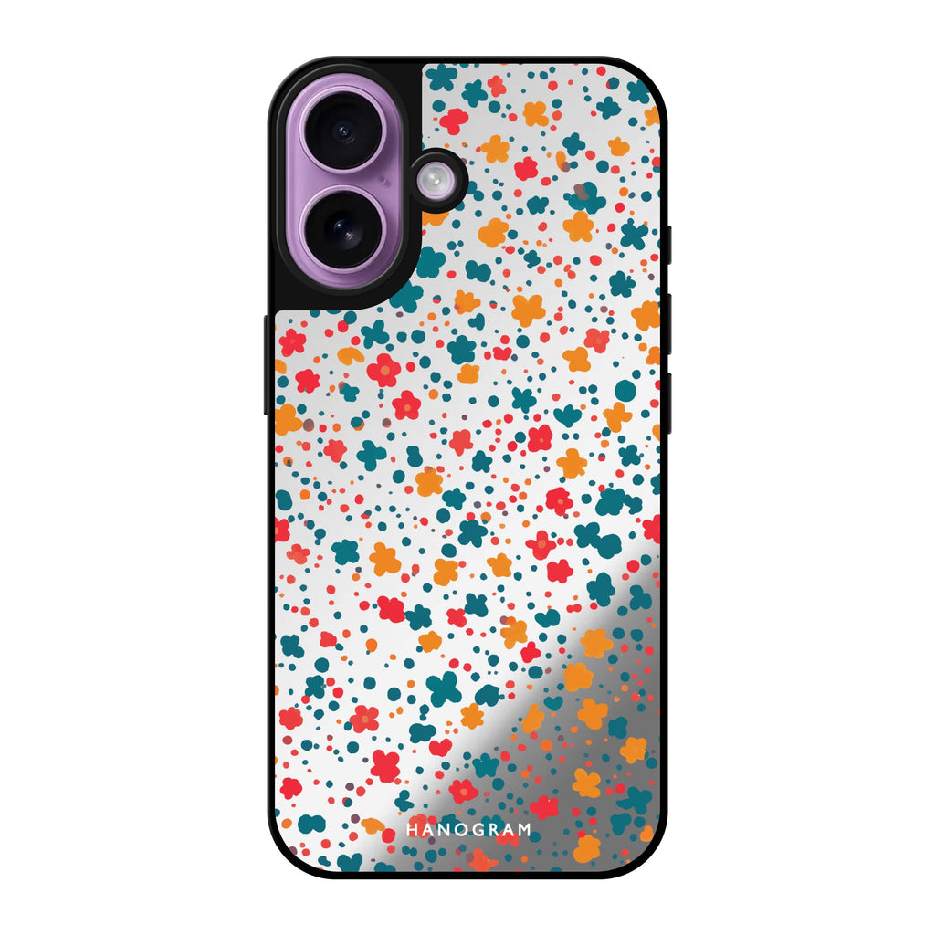 Reflective iPhone 16 Mirror Case –Vintage Sprig iPhone Design