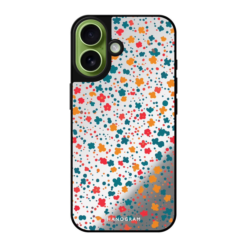 Reflective iPhone 16 Mirror Case –Vintage Sprig iPhone Design
