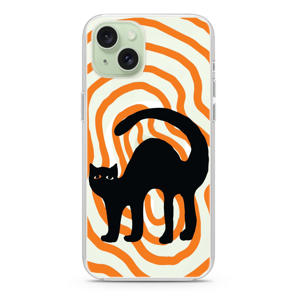 Fog cat iPhone 15 Plus Magsafe 兼容水晶透明保護殼