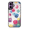 Reflective iPhone 16 Mirror Case –Lucky Scribbles Design