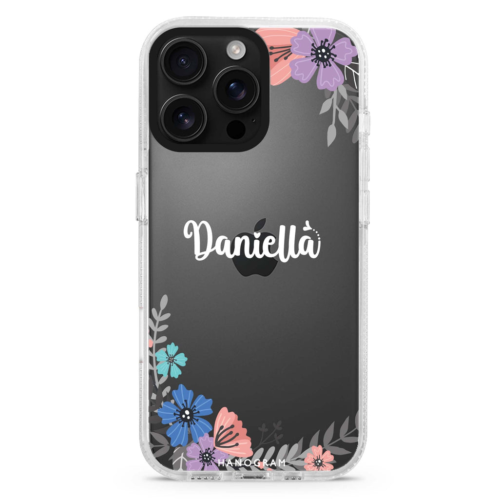 Blossom Bliss iPhone 16 Pro & 16 Pro Max Case - Personalized and Stylish Protection