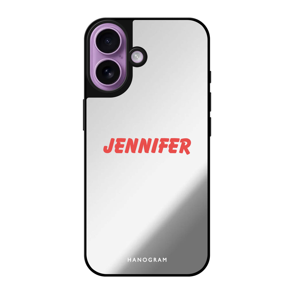 Reflective iPhone 16 Mirror Case –NameGlow Design