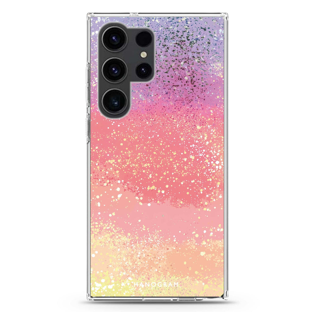Pastel Prism Samsung Galaxy Ultra 透明保護殼，適用 S26/S25/S24/S23 Ultra，圖1