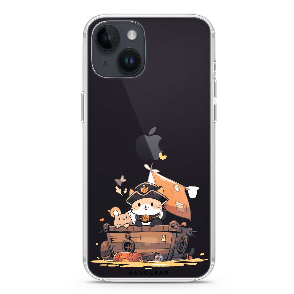 Feline Corsair iPhone 14 Plus 水晶透明保護殼