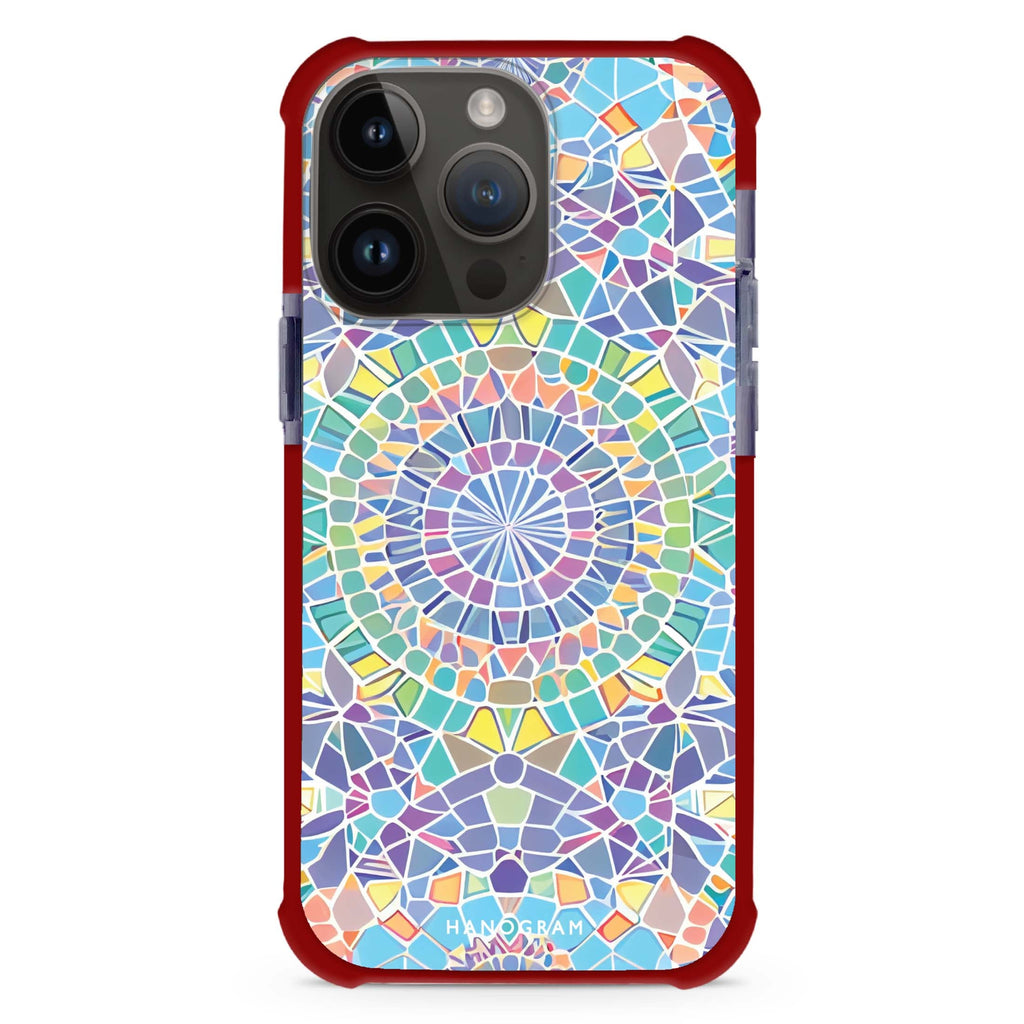 Mosaic artwork iPhone Magsafe 兼容超強防摔保護殼