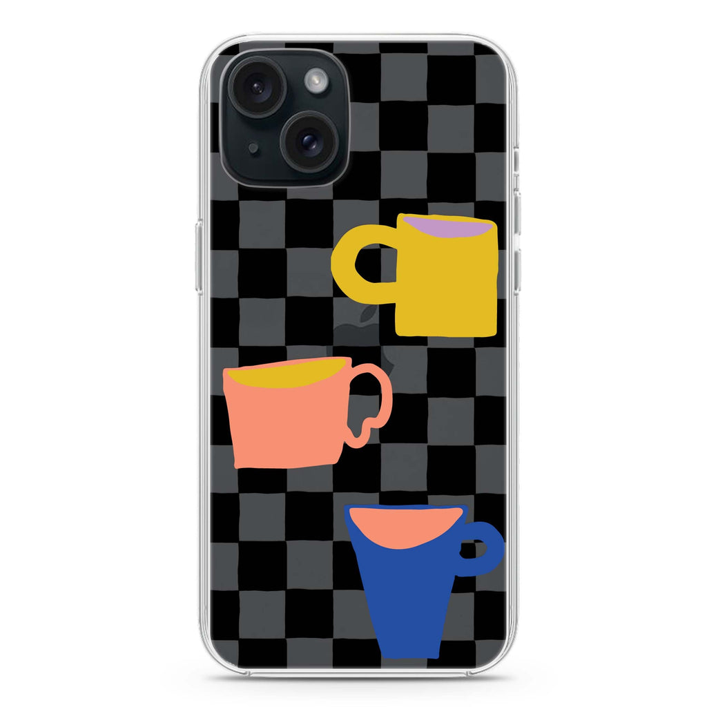 3 Cups iPhone 15 水晶透明保護殼