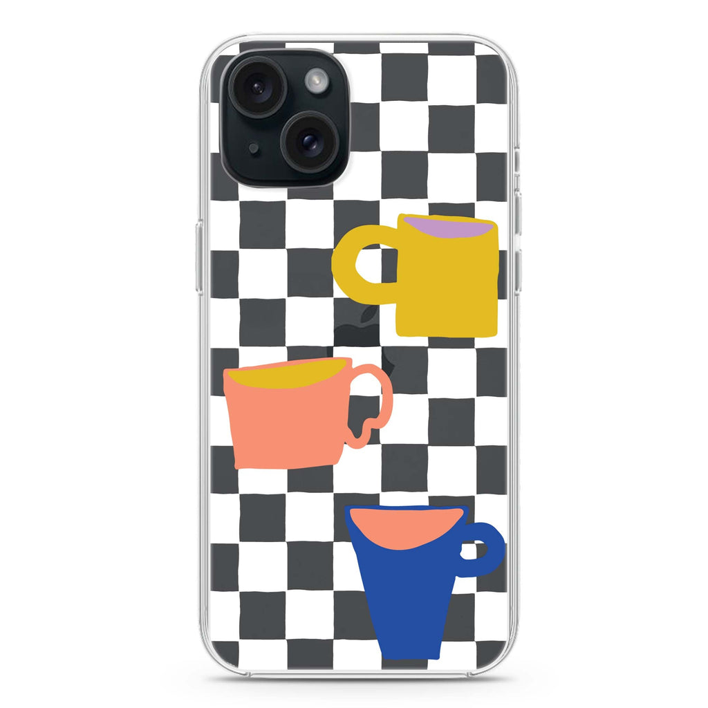 3 Cups iPhone 15 水晶透明保護殼