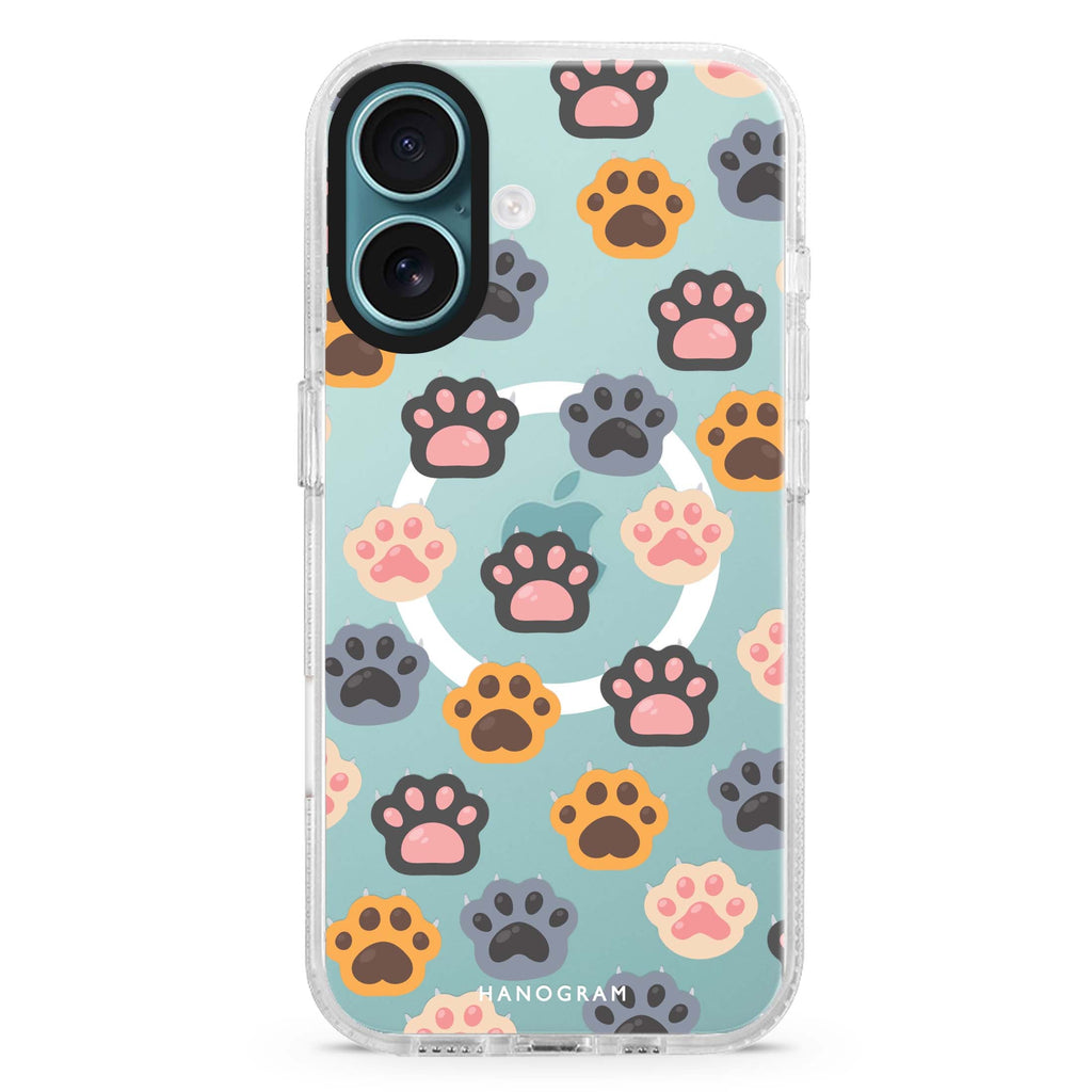 Paws & Pads Magsafe 兼容水晶透明保護殼