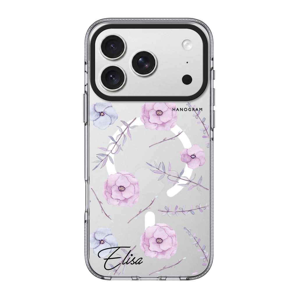 Vibrant Floral 水晶透明保護殼