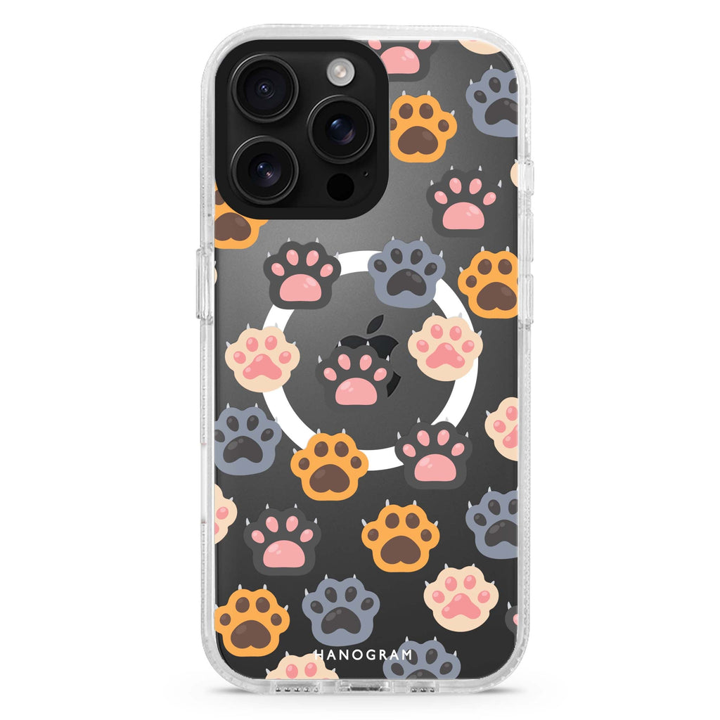 Paws & Pads Magsafe 兼容水晶透明保護殼