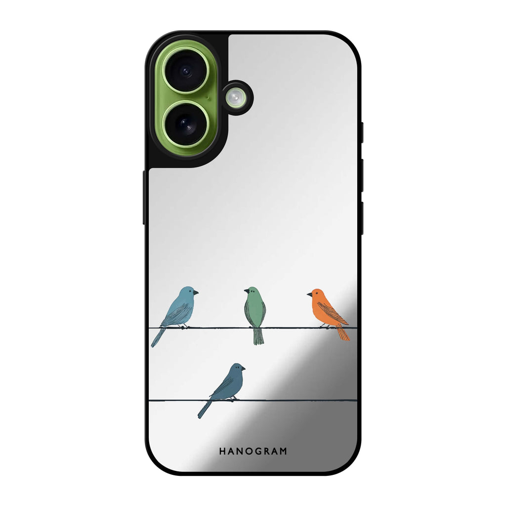 Reflective iPhone 16 Mirror Case –Three Little Hues Design
