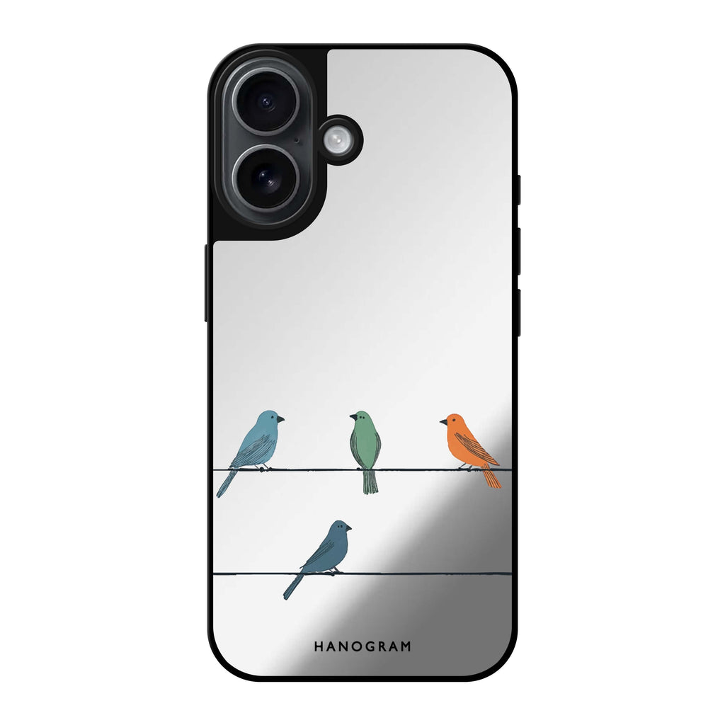Reflective iPhone 16 Mirror Case –Three Little Hues Design