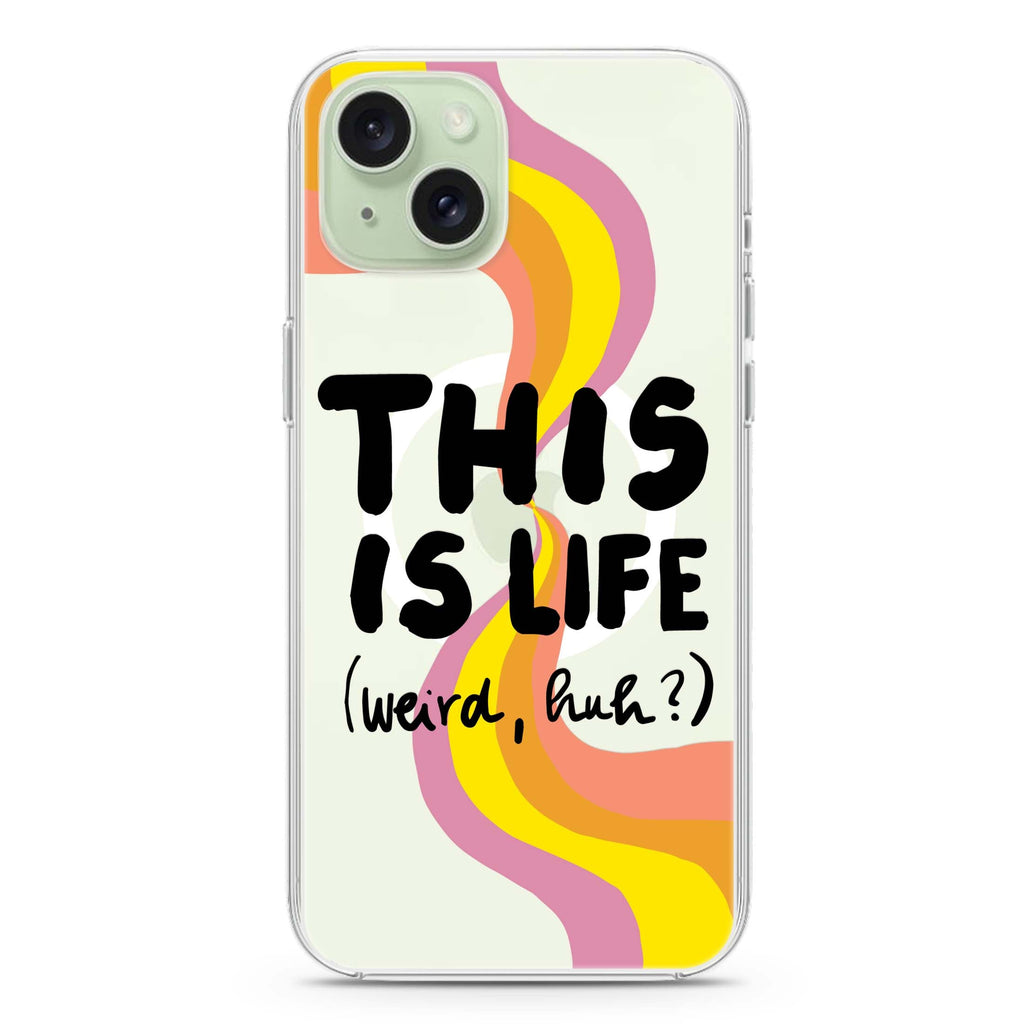 This is Life iPhone 15 Plus Magsafe 兼容水晶透明保護殼