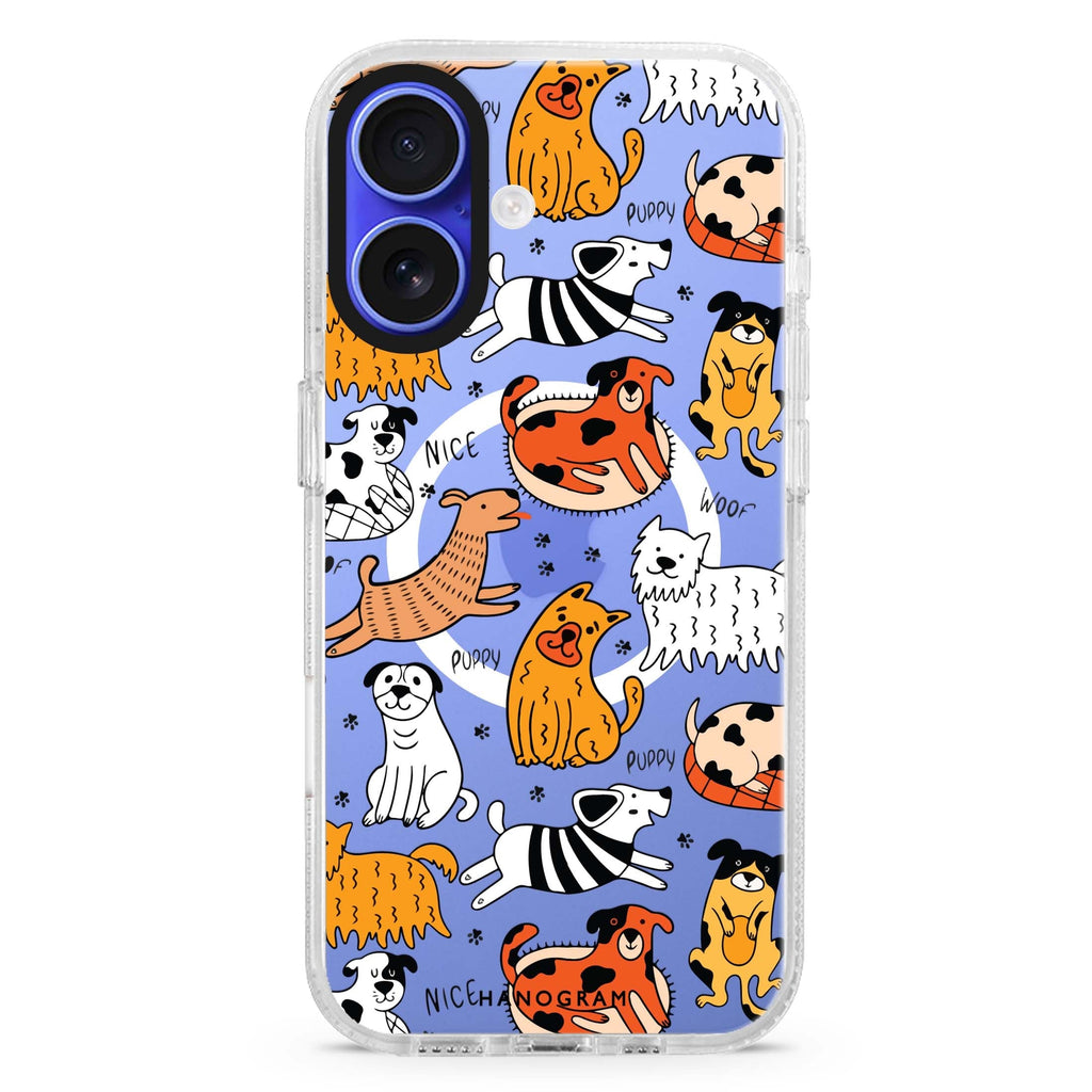 Furry Friends Magsafe 兼容水晶透明保護殼
