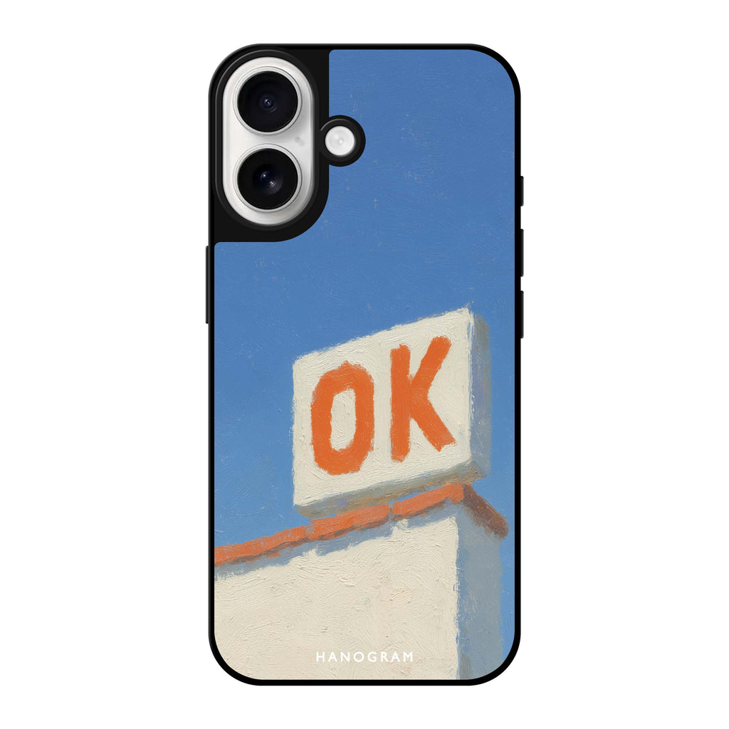 Reflective iPhone 16 Mirror Case –Sky Says OK Design