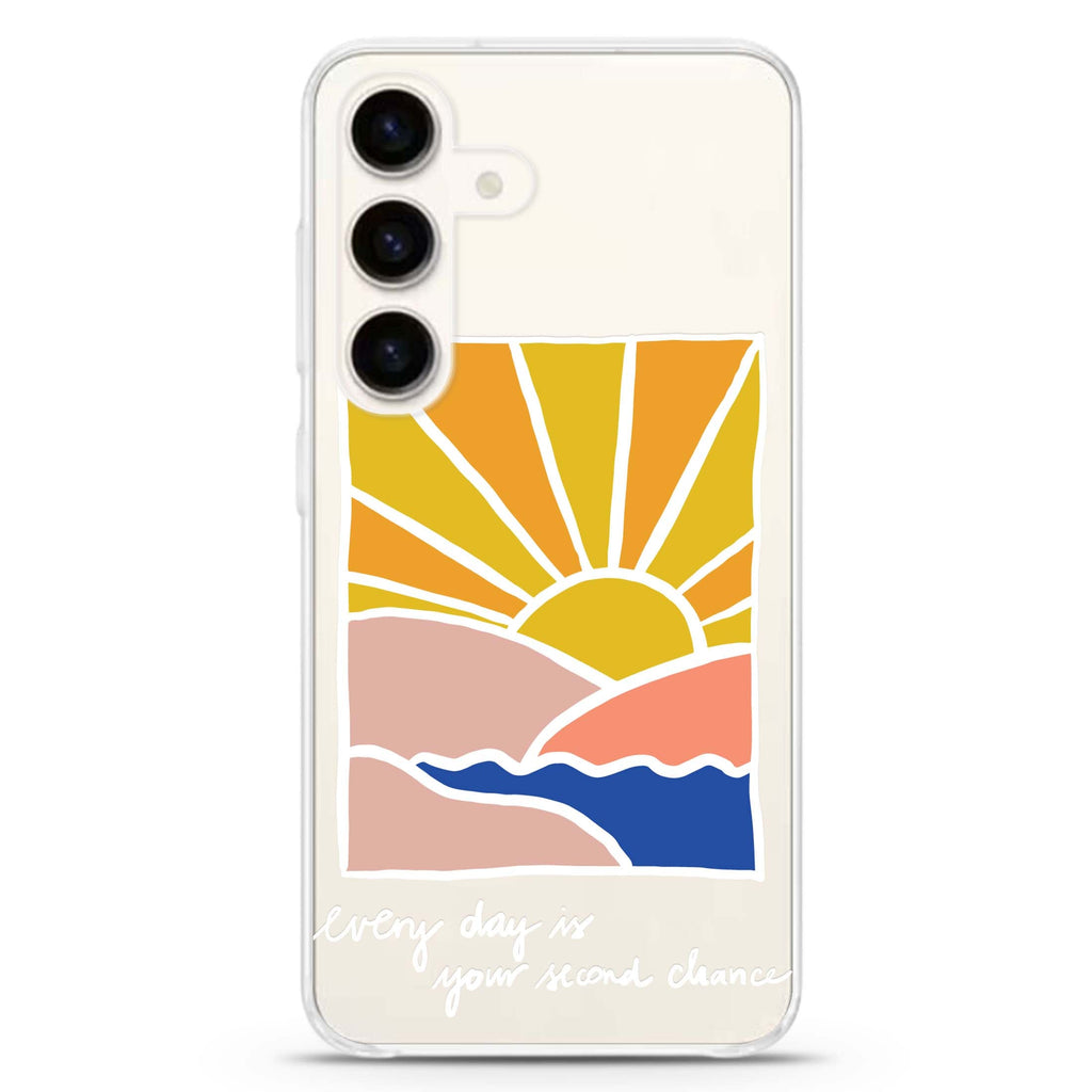 Have a good day Samsung Galaxy S26/S25/S24 水晶透明保護殼正面展示