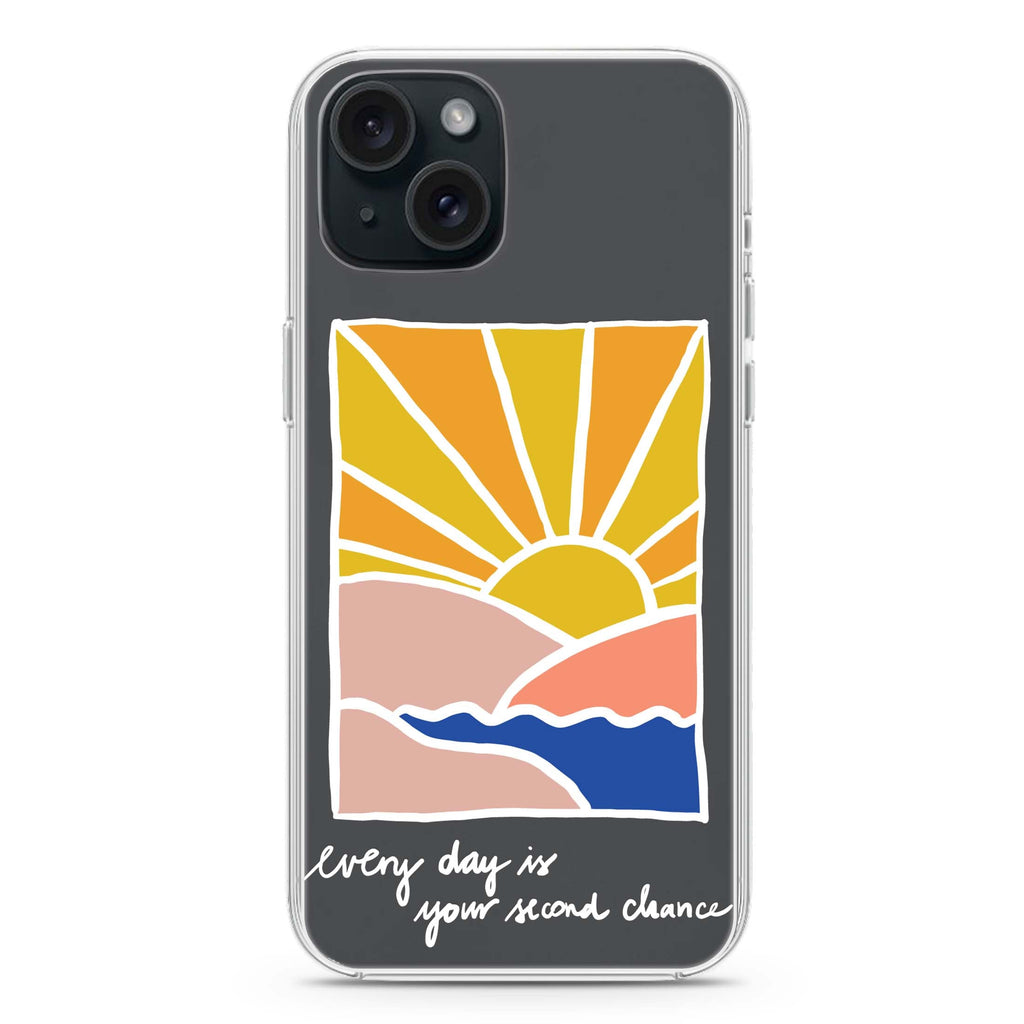 Have a good day iPhone 15 Plus Magsafe 兼容水晶透明保護殼