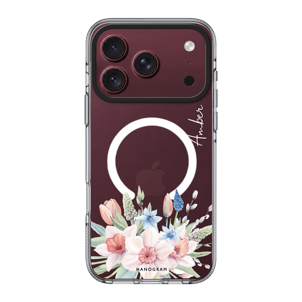 My Glamour Floral 水晶透明保護殼