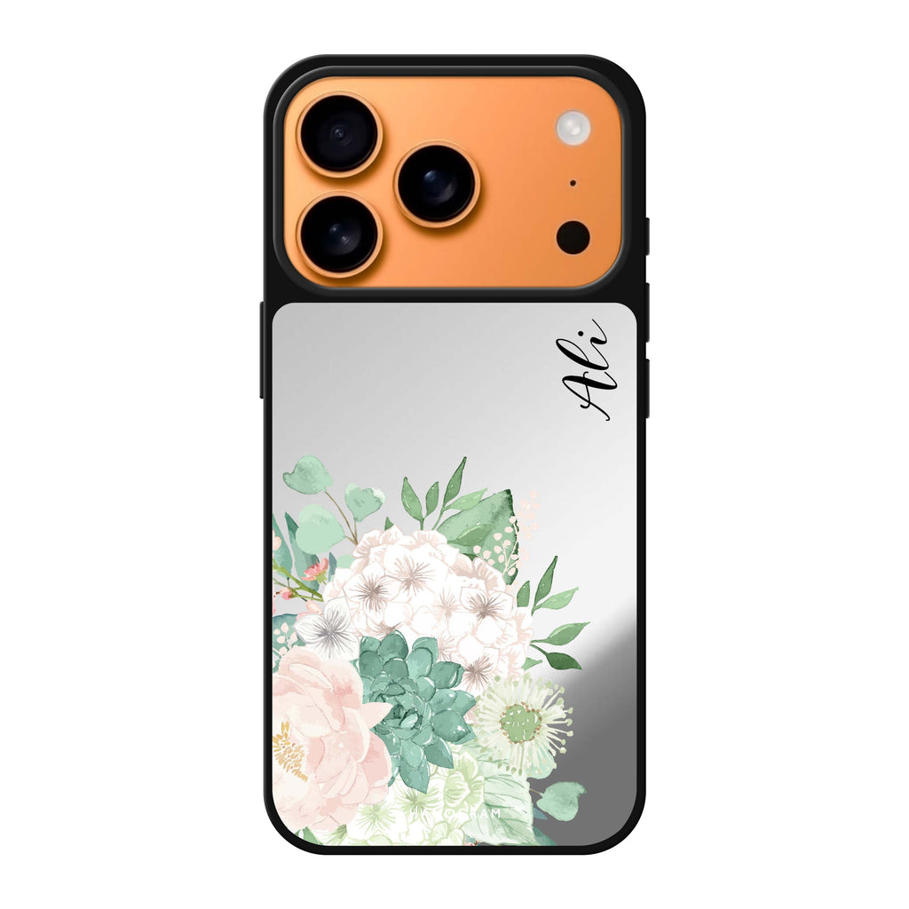 Vintage Flowers 花卉 iPhone 17 Pro Max 鏡面手機殼主圖