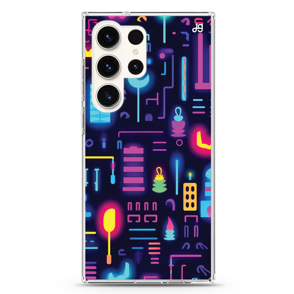Radiant Pulse Samsung Galaxy Ultra 透明保護殼，適用 S26/S25/S24/S23 Ultra，圖1