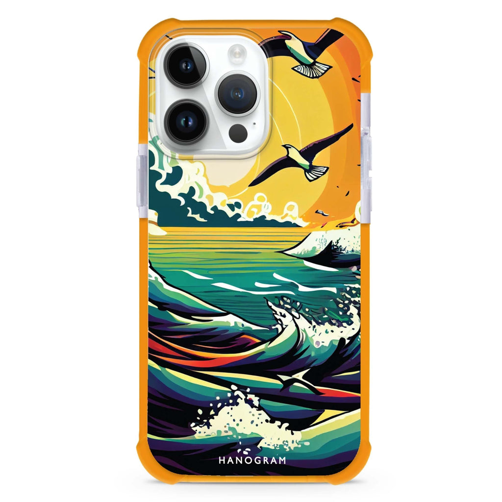 Seagulls & waves 超強防摔保護殼
