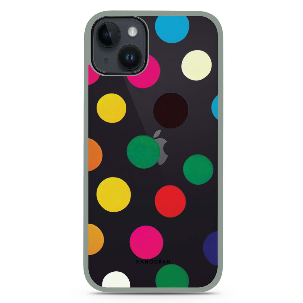 Polka Dot Pattern iPhone 15 Plus 防衝擊保護殼