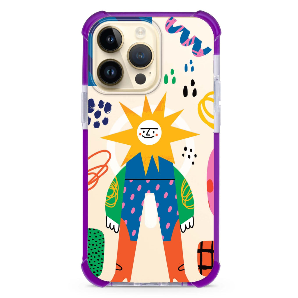 Abstract People iPhone Magsafe 兼容超強防摔保護殼