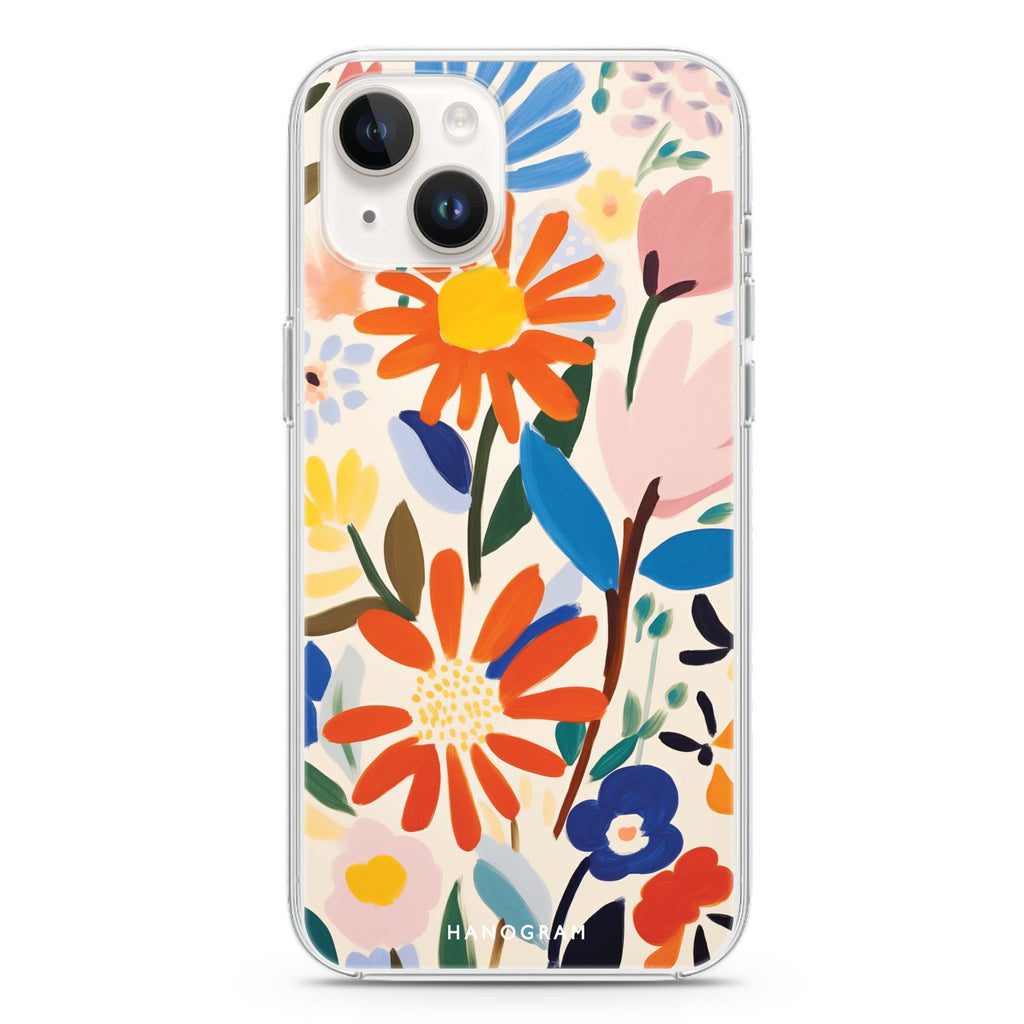 Bloom Brushwork iPhone 14 Plus 水晶透明保護殼