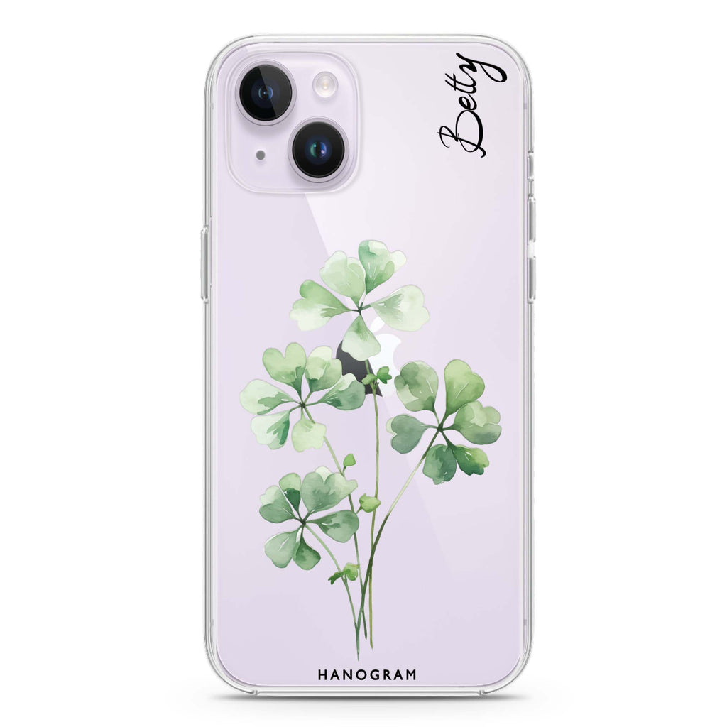 Luck's Leaf iPhone 14 Plus 水晶透明保護殼